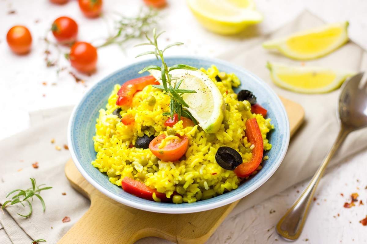 Fried rice is best with dry fruits