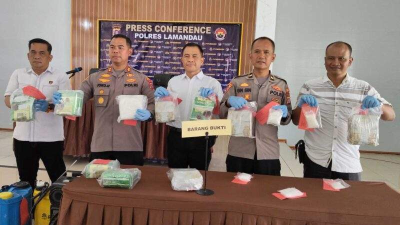 Polres Lamandau Putus Jalur Narkoba Antar Provinsi, Selamatkan 105 Ribu Jiwa dari Bahaya Sabu