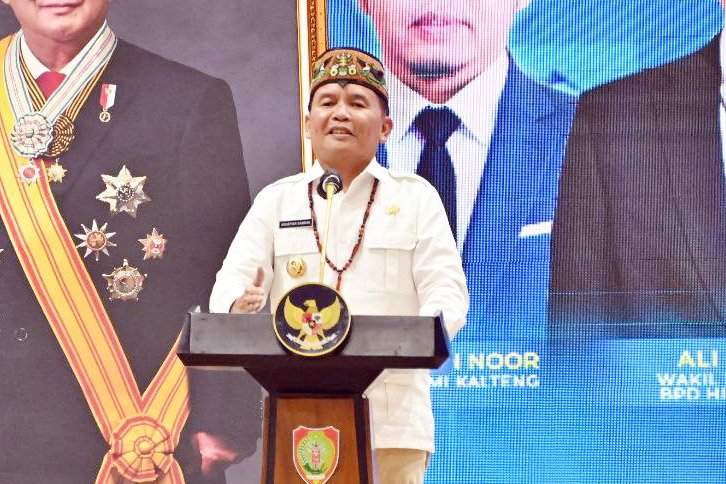 Gubernur Agustiar Sabran Hadiri Forum Bisnis Daerah BPD HIPMI Kalteng Tahun 2026