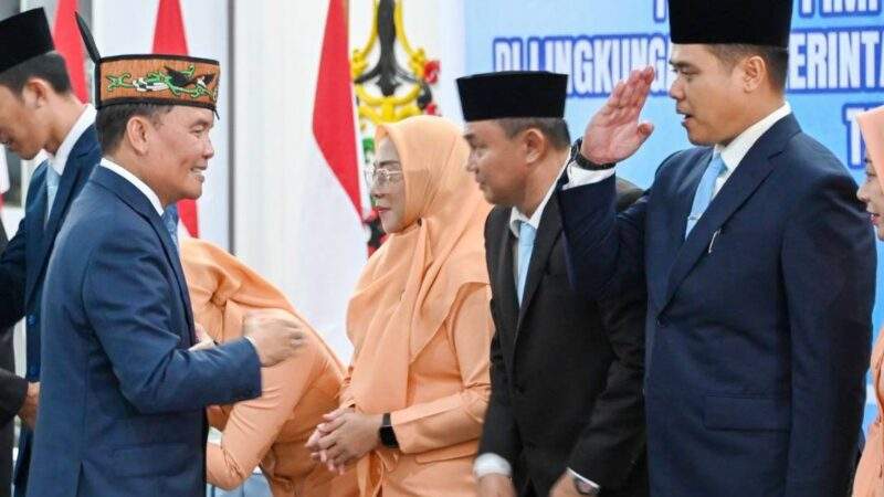 Muhammad Reza Prabowo Resmi Dilantik Jadi Kadisdik Kalteng