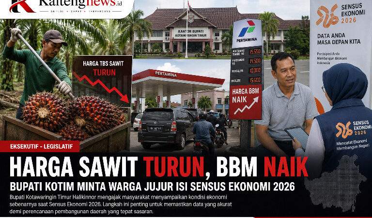Harga Sawit Turun dan BBM Naik, Bupati Kotim Ajak Warga Jujur Isi Sensus Ekonomi 2026