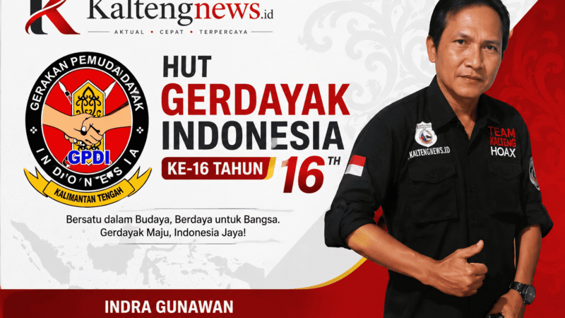 KALTENGNEWS ID Mengucapkan Selamat Hari Ulang Tahun Ke-16 GERDAYAK Indonesia
