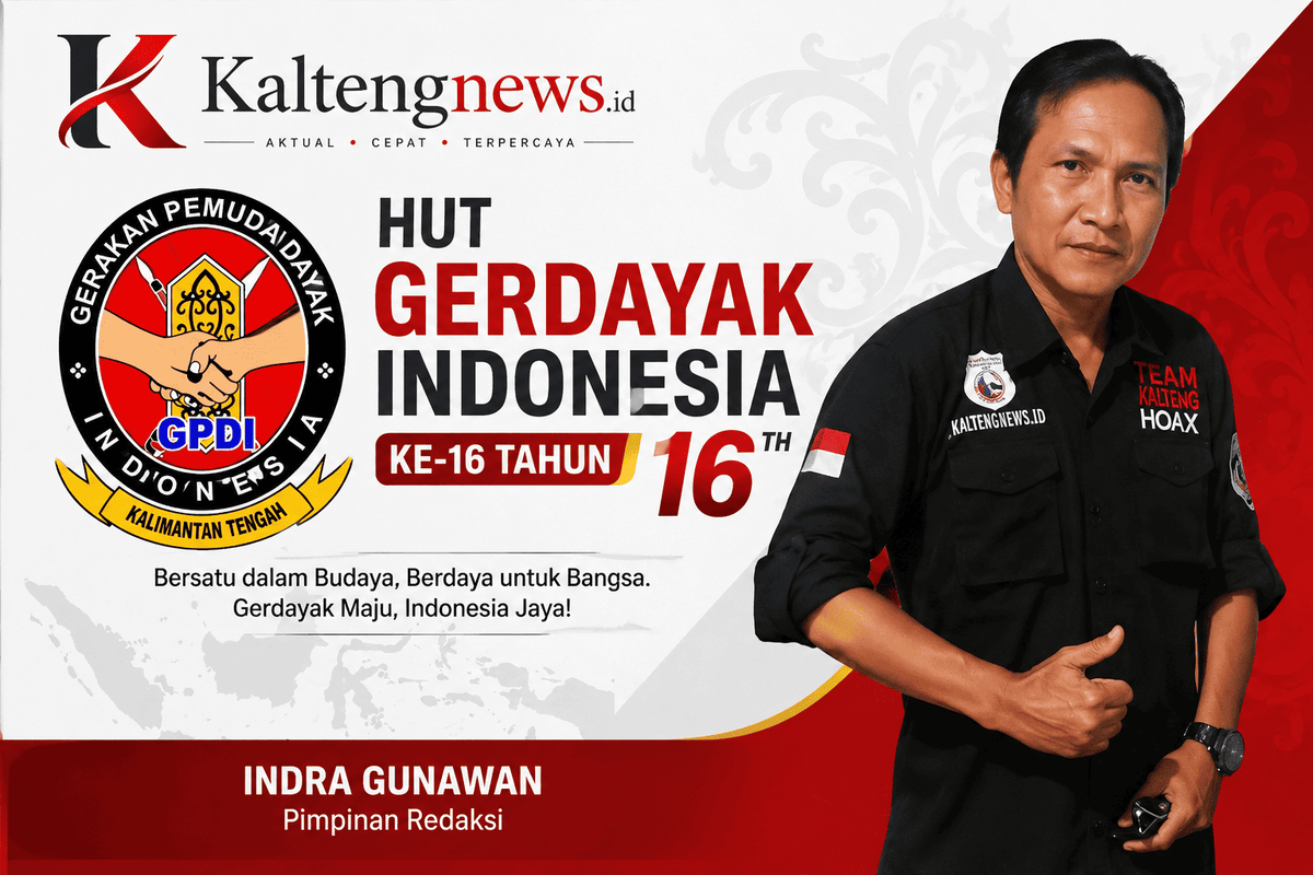 KALTENGNEWS ID Mengucapkan Selamat Hari Ulang Tahun Ke-16 GERDAYAK Indonesia