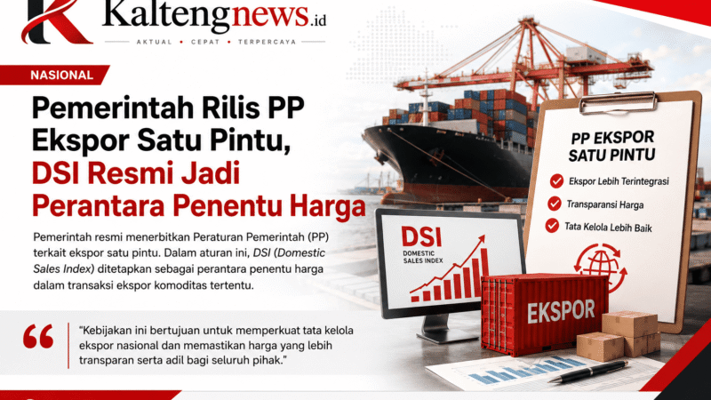 Pemerintah Resmikan Ekspor Satu Pintu, DSI Ditunjuk Jadi Perantara Penentu Harga Komoditas