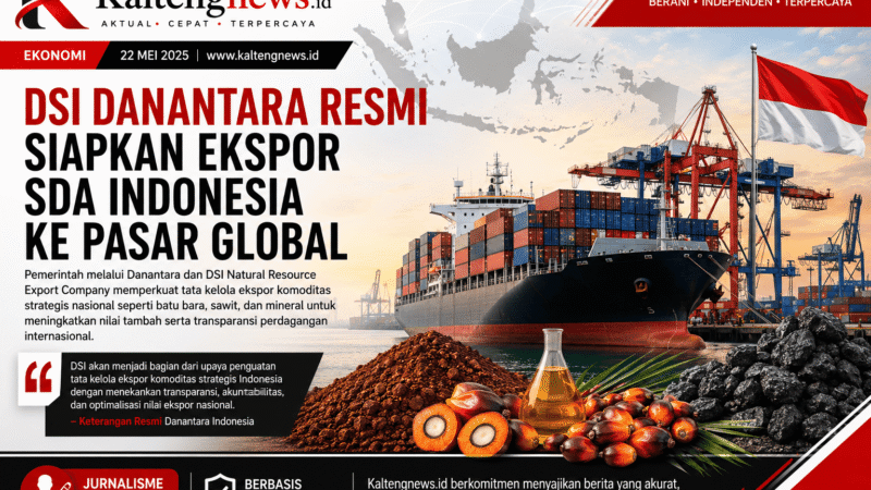 DSI Danantara Resmi Siapkan Ekspor SDA Indonesia ke Pasar Global