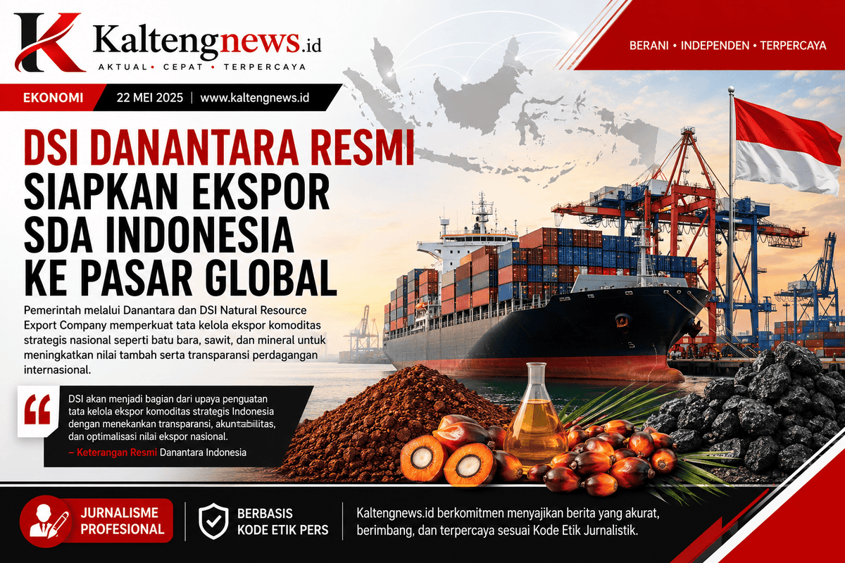 DSI Danantara Resmi Siapkan Ekspor SDA Indonesia ke Pasar Global