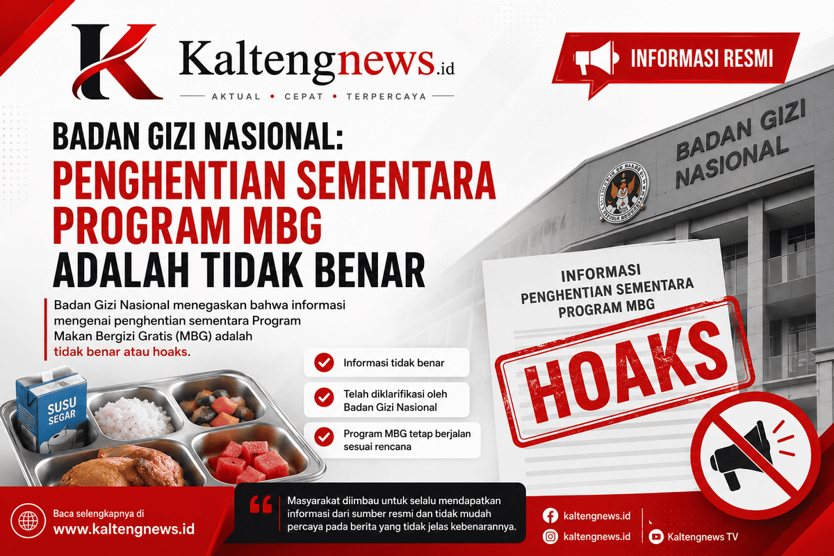 BGN Tegaskan Informasi Penghentian Sementara Program MBG Tidak Benar