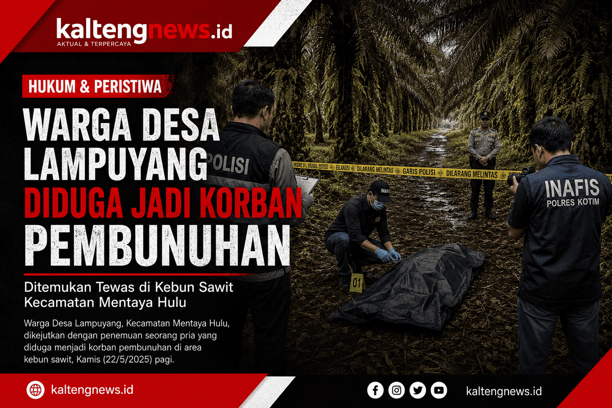Warga Desa Lampuyang Ditemukan Tewas di Kebun Sawit, Polisi Selidiki Dugaan Pembunuhan