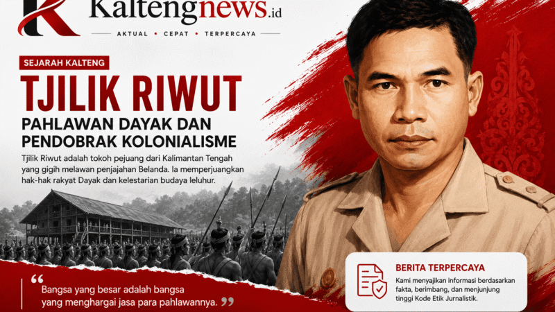 Tjilik Riwut, Putra Dayak yang Mengabdikan Hidup untuk Bangsa dan Kalimantan Tengah