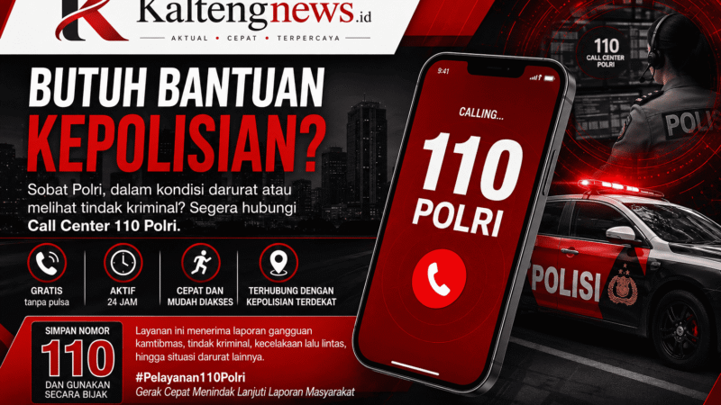 Call Center 110 Polri, Layanan Darurat Gratis 24 Jam untuk Masyarakat