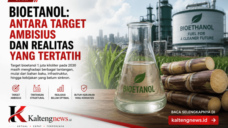 Bioetanol Indonesia: Target Ambisius, Tantangan Masih Besar