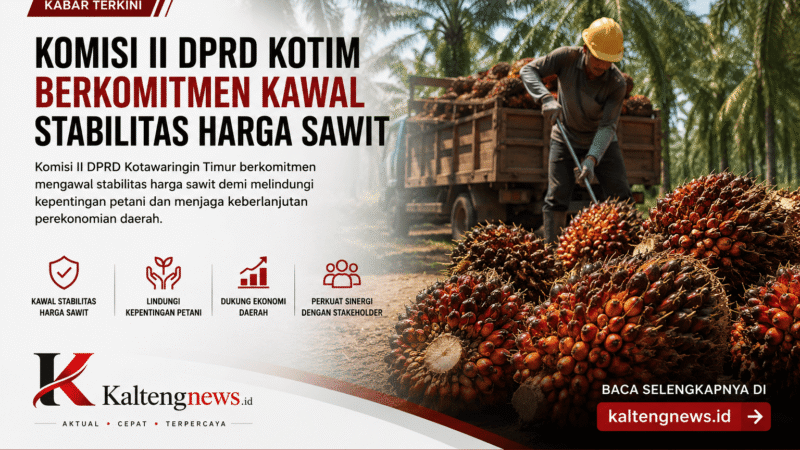 Komisi II DPRD Kotim Berkomitmen Kawal Stabilitas Harga Sawit