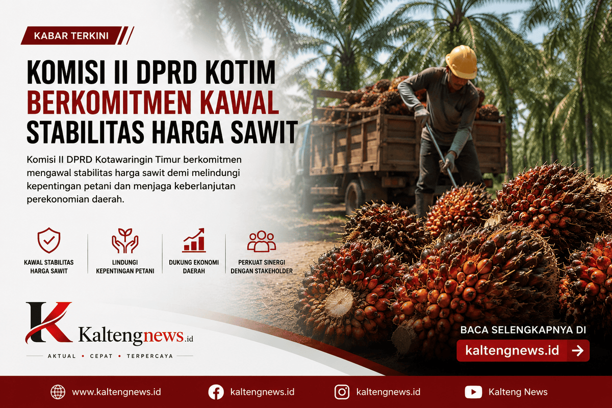 Komisi II DPRD Kotim Berkomitmen Kawal Stabilitas Harga Sawit