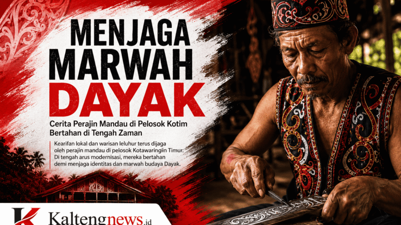 Perajin Mandau di Pelosok Kotim Bertahan Jaga Marwah Budaya Dayak