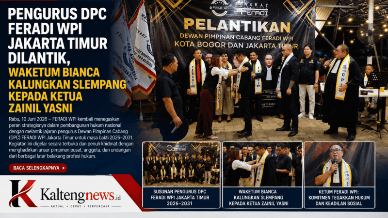 Pengurus DPC FERADI WPI Jakarta Timur Resmi Dilantik, Zainil Yasni Nahkodai Organisasi Periode 2026–2031
