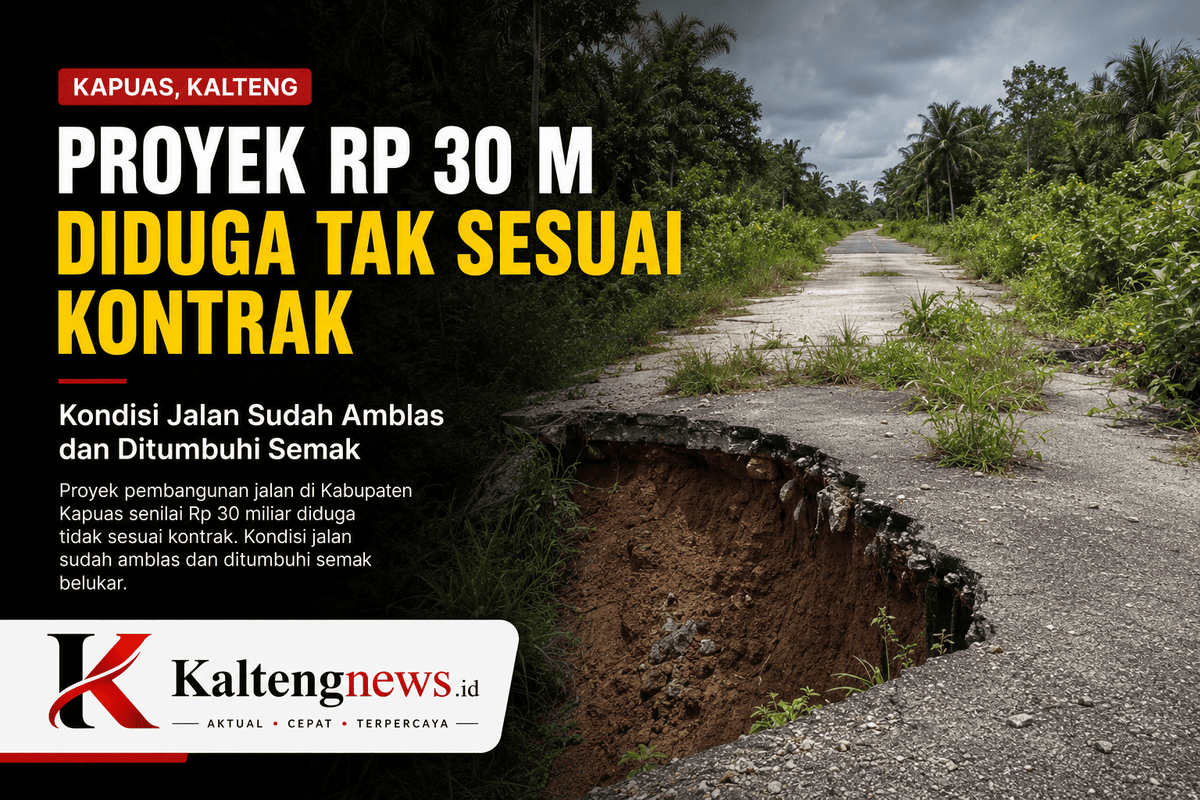 Proyek Jalan Basarang–Batanjung Rp30 Miliar Jadi Sorotan, Dugaan Ketidaksesuaian Pekerjaan Muncul