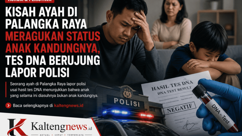 Hasil Tes DNA Gegerkan Palangka Raya, Ayah Lapor Polisi Setelah Status Anak Dipertanyakan