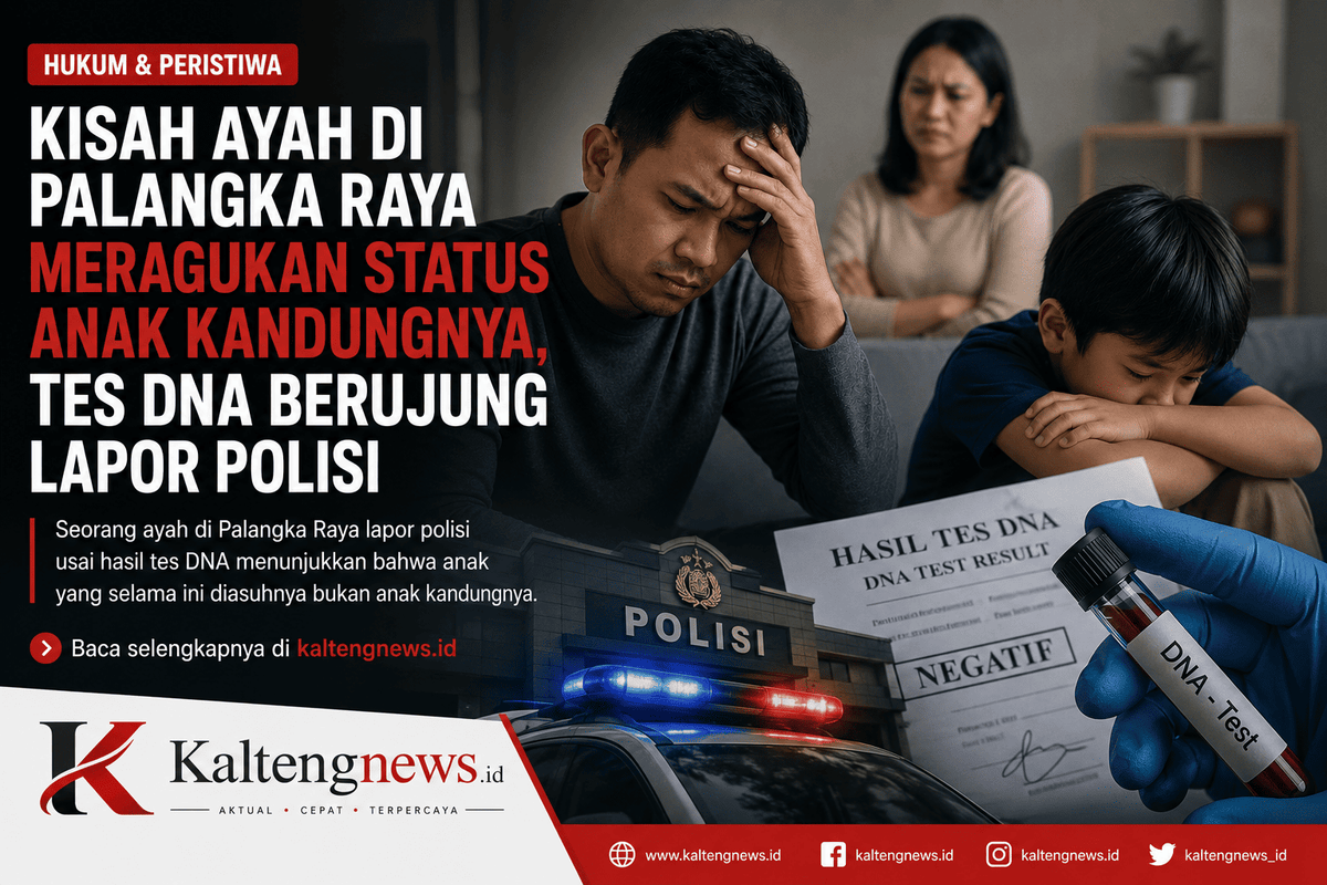 Hasil Tes DNA Gegerkan Palangka Raya, Ayah Lapor Polisi Setelah Status Anak Dipertanyakan