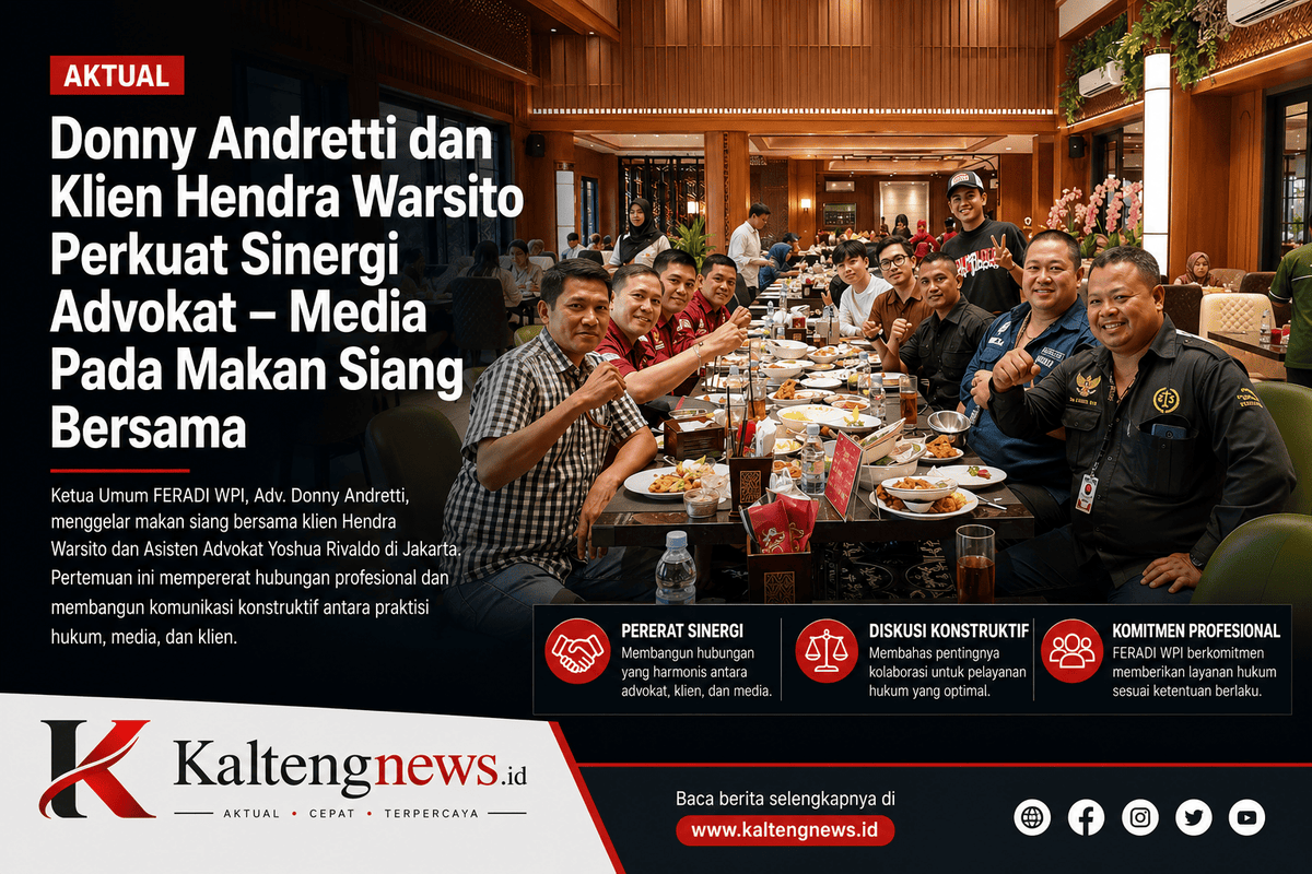 Makan Siang Bersama, FERADI WPI Dorong Penguatan Hubungan Advokat dan Media