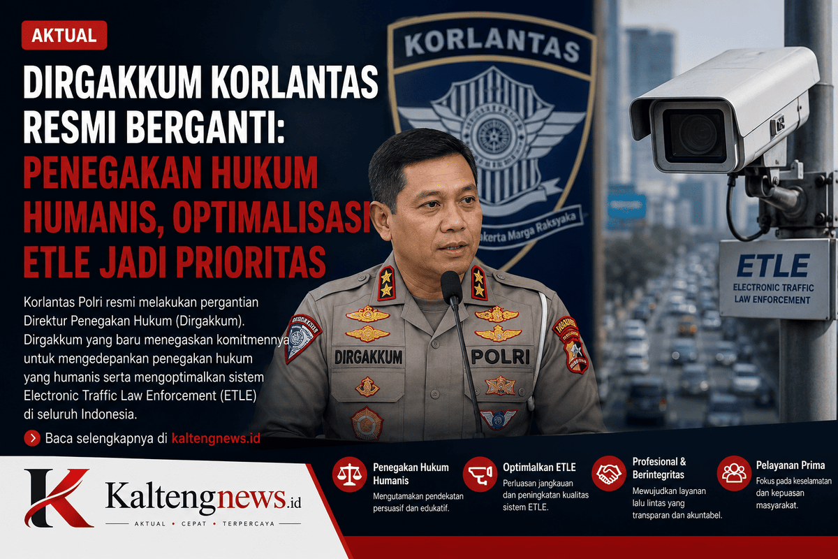Dirgakkum Korlantas Resmi Berganti, Penegakan Hukum Humanis dan Optimalisasi ETLE Jadi Prioritas