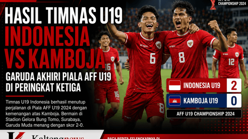 Timnas U-19 Tutup Turnamen dengan Kemenangan, Garuda Muda Raih Peringkat Ketiga
