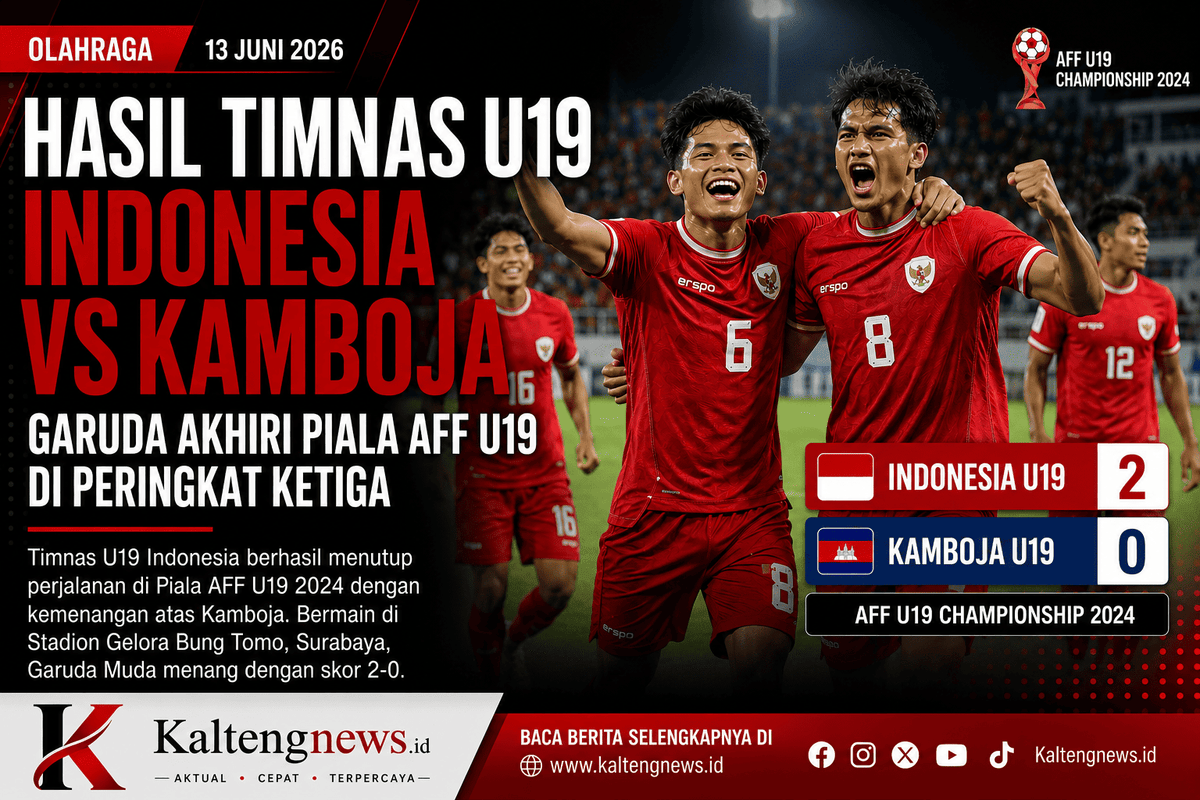 Timnas U-19 Tutup Turnamen dengan Kemenangan, Garuda Muda Raih Peringkat Ketiga