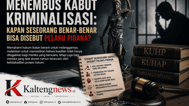 Menembus Kabut Kriminalisasi: Memahami Batas Antara Sengketa dan Tindak Pidana