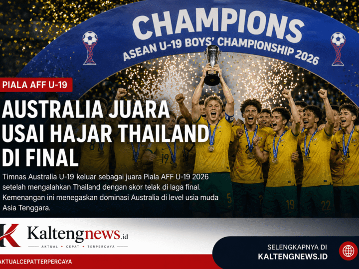 Australia juara AFF U-19 2026 usai taklukkan Thailand di partai final