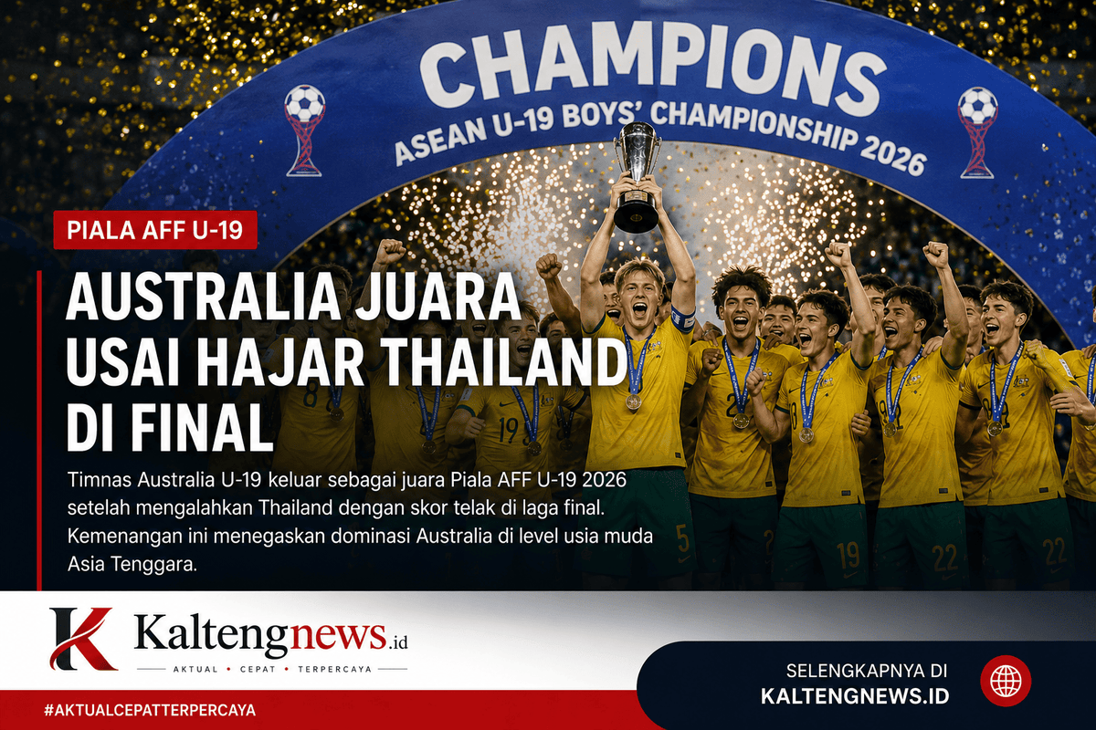 Australia juara AFF U-19 2026 usai taklukkan Thailand di partai final