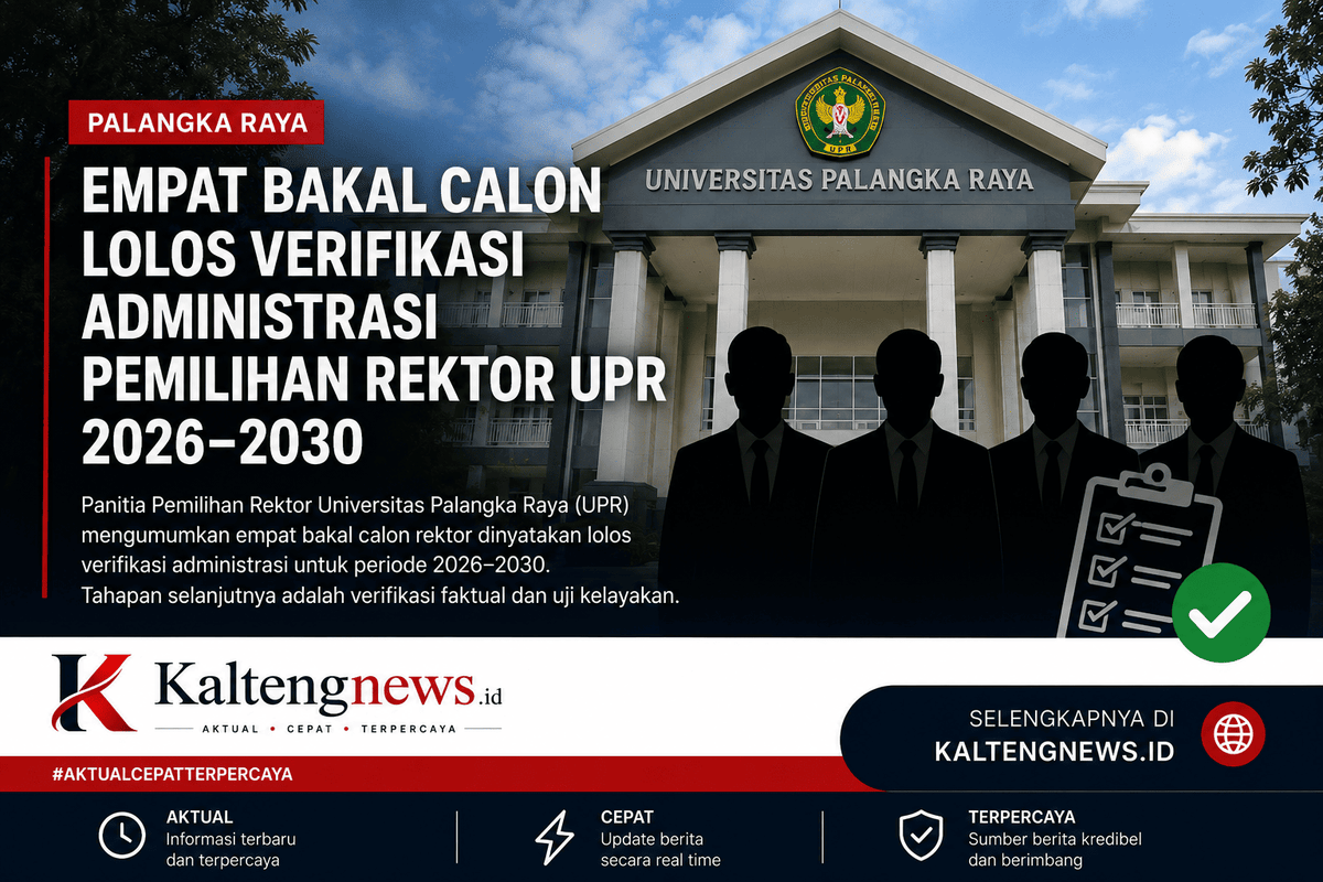 Empat Bakal Calon Lolos Verifikasi Administrasi Pemilihan Rektor UPR 2026–2030