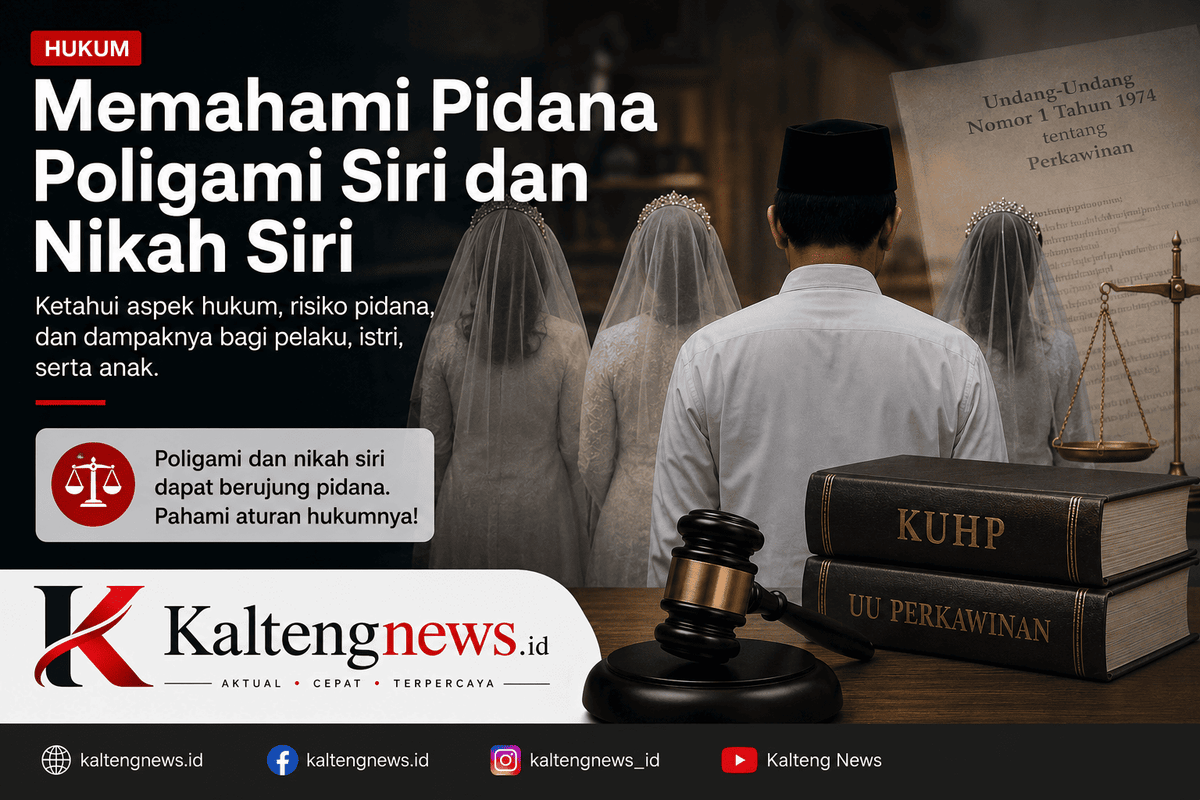 Nikah Siri dan Poligami Siri Berpotensi Berujung Pidana, Ini Penjelasan Hukumnya