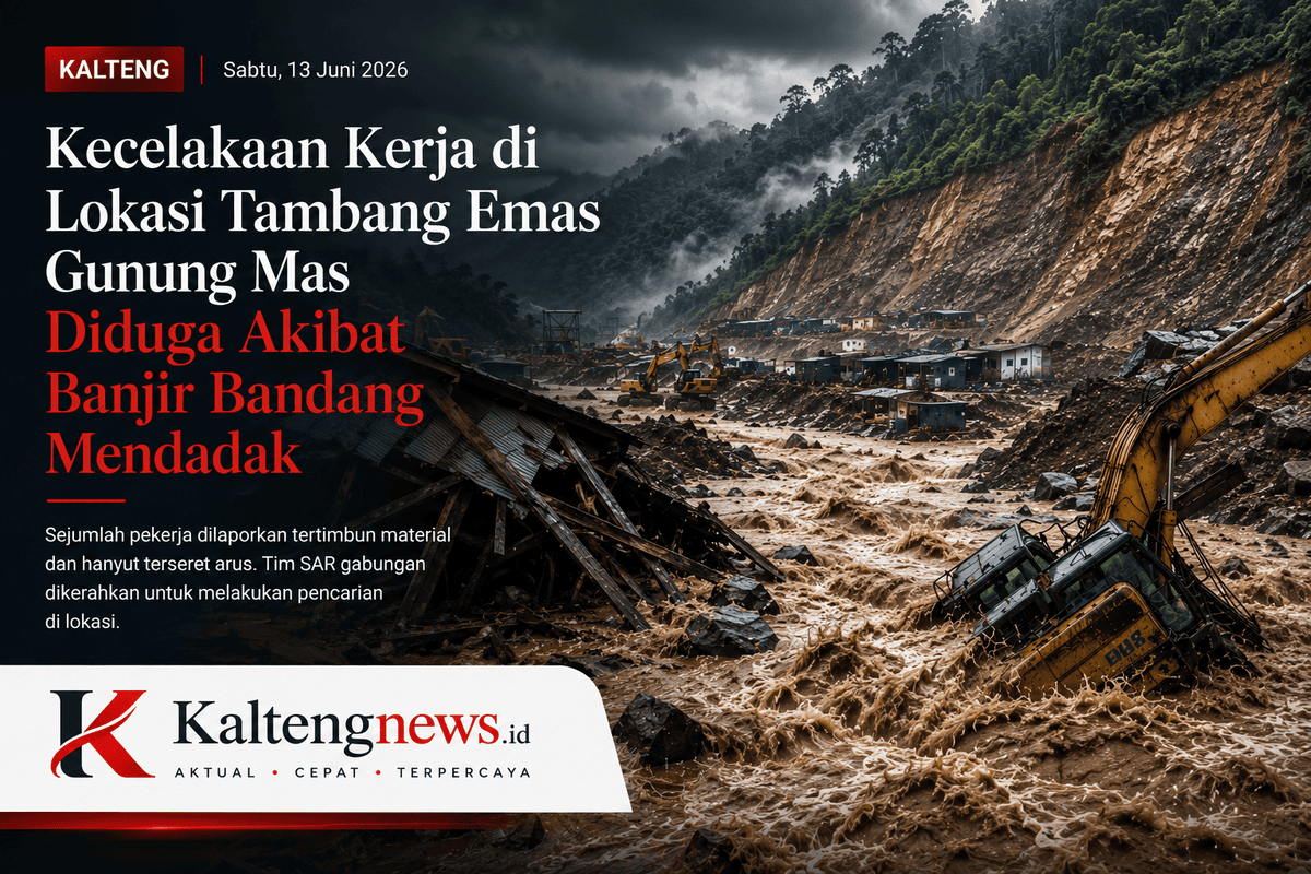 Tragedi Tambang Gunung Mas: Banjir Bandang Diduga Picu Kecelakaan Kerja, Tim Gabungan Lakukan Pencarian