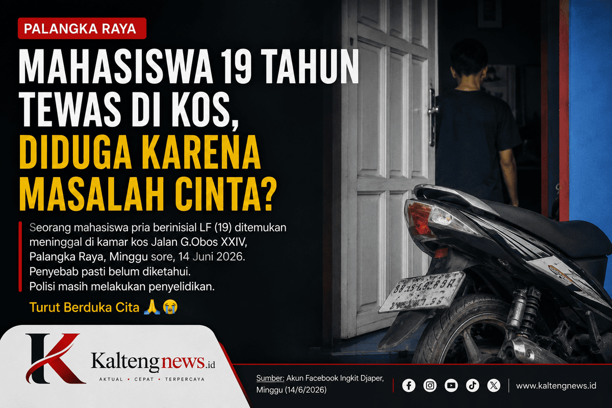 Mahasiswa Ditemukan Meninggal di Kamar Kos Palangka Raya, Polisi Masih Dalami Penyebab Kejadian