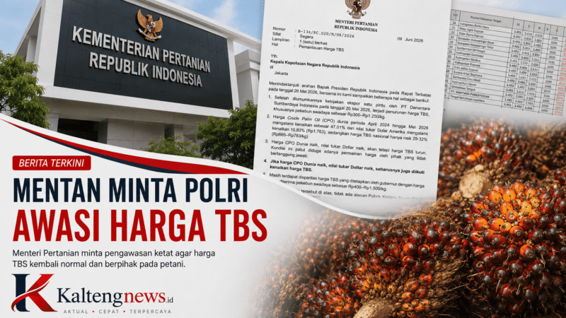 Mentan Minta Polri Awasi Harga TBS, Dugaan Permainan Harga Sawit Jadi Sorotan