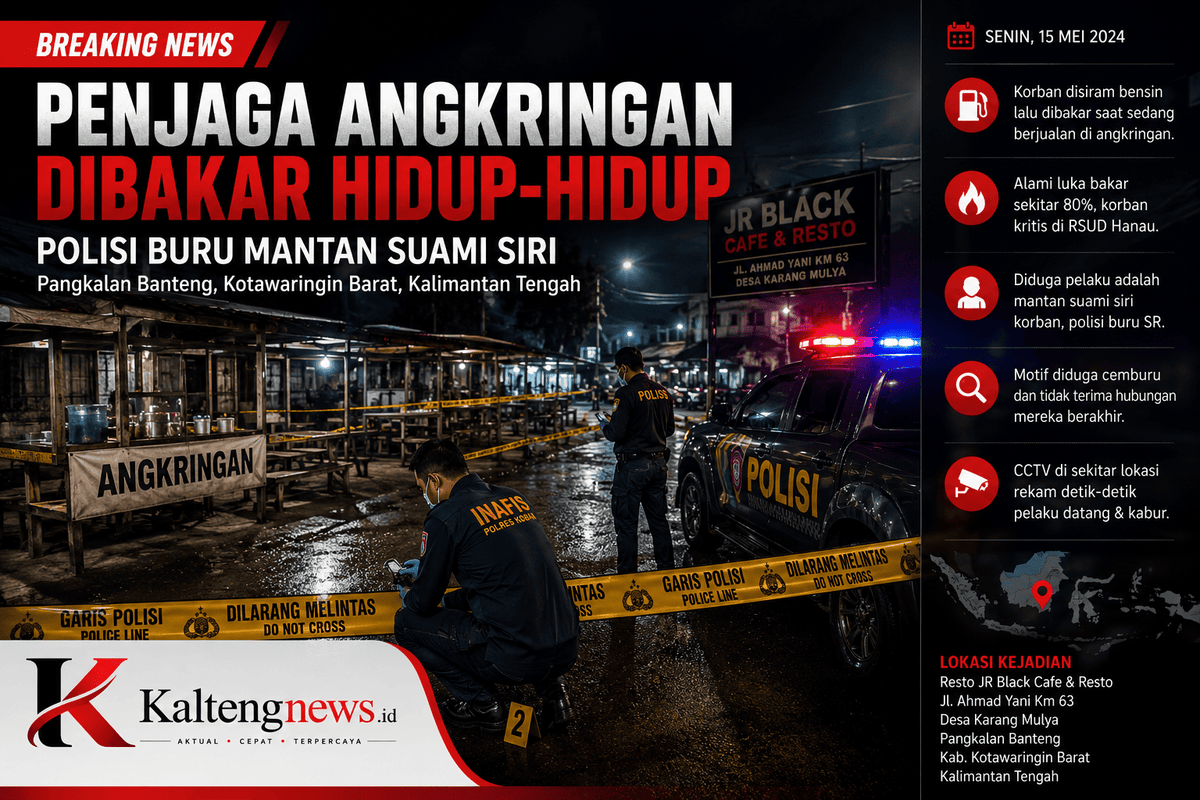 Perempuan di Pangkalan Banteng Dibakar, Pelaku Diburu Polisi