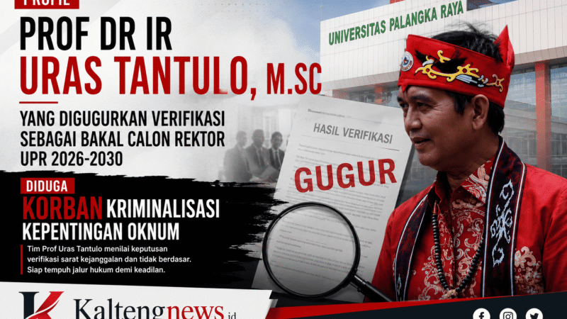 Profil Prof Uras Tantulo Menguat Ditengah Pilrek UPR 2026-2030
