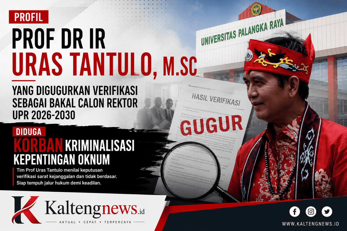 Profil Prof Uras Tantulo Menguat Ditengah Pilrek UPR 2026-2030