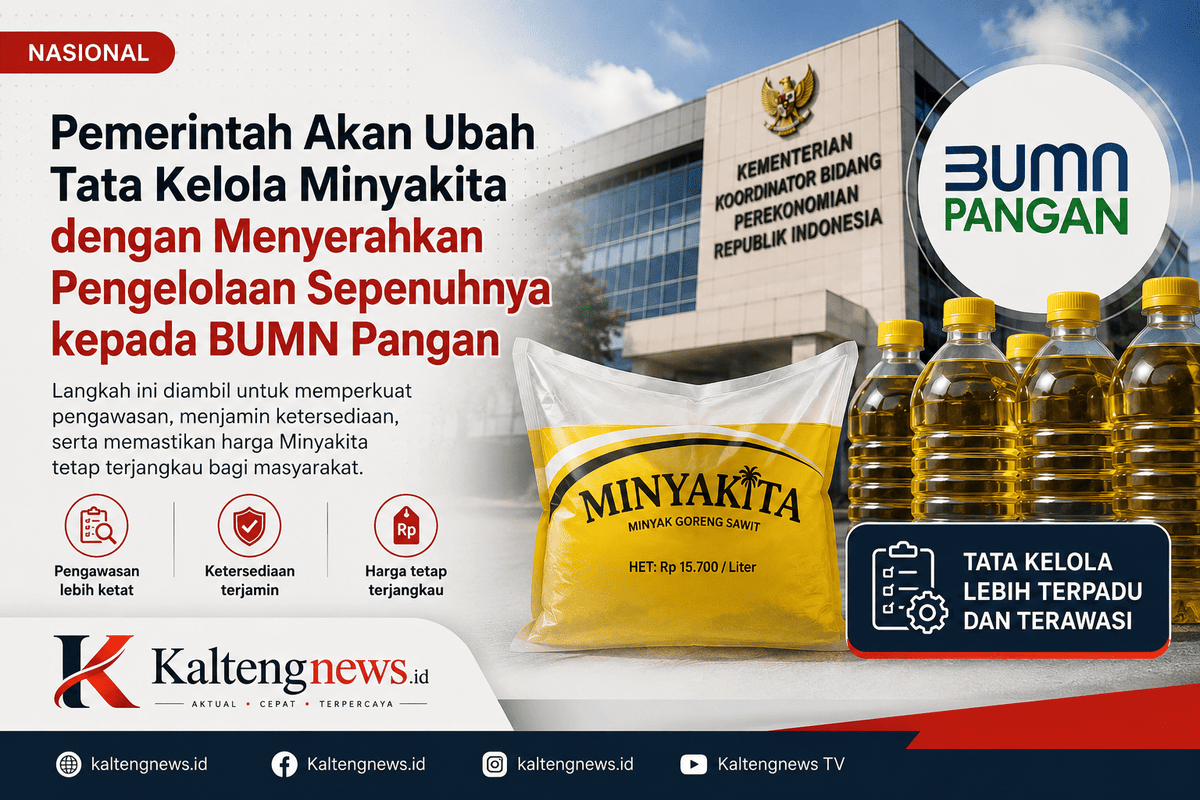Pemerintah Siapkan Perombakan Tata Kelola Minyakita, Pengelolaan Akan Diserahkan ke BUMN Pangan