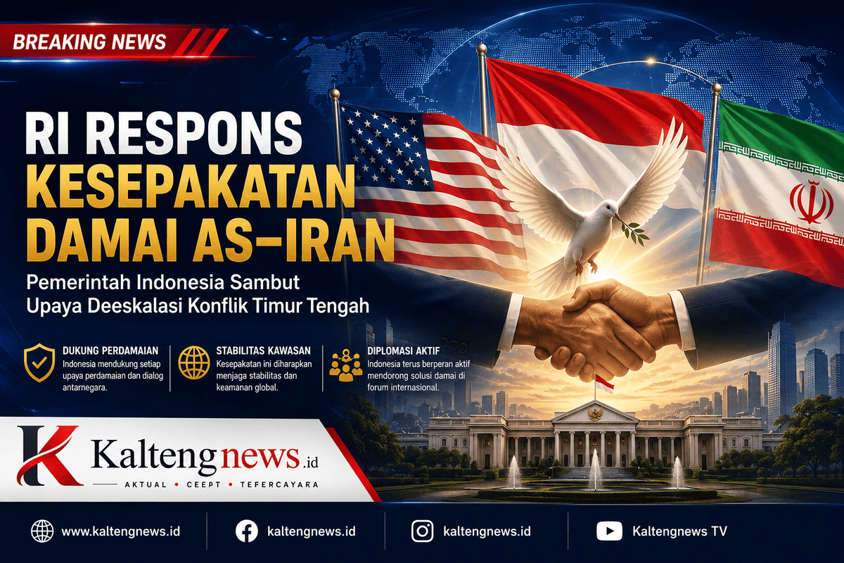 RI Sambut Kesepakatan Damai AS-Iran, Dorong Stabilitas Kawasan dan Ekonomi Global