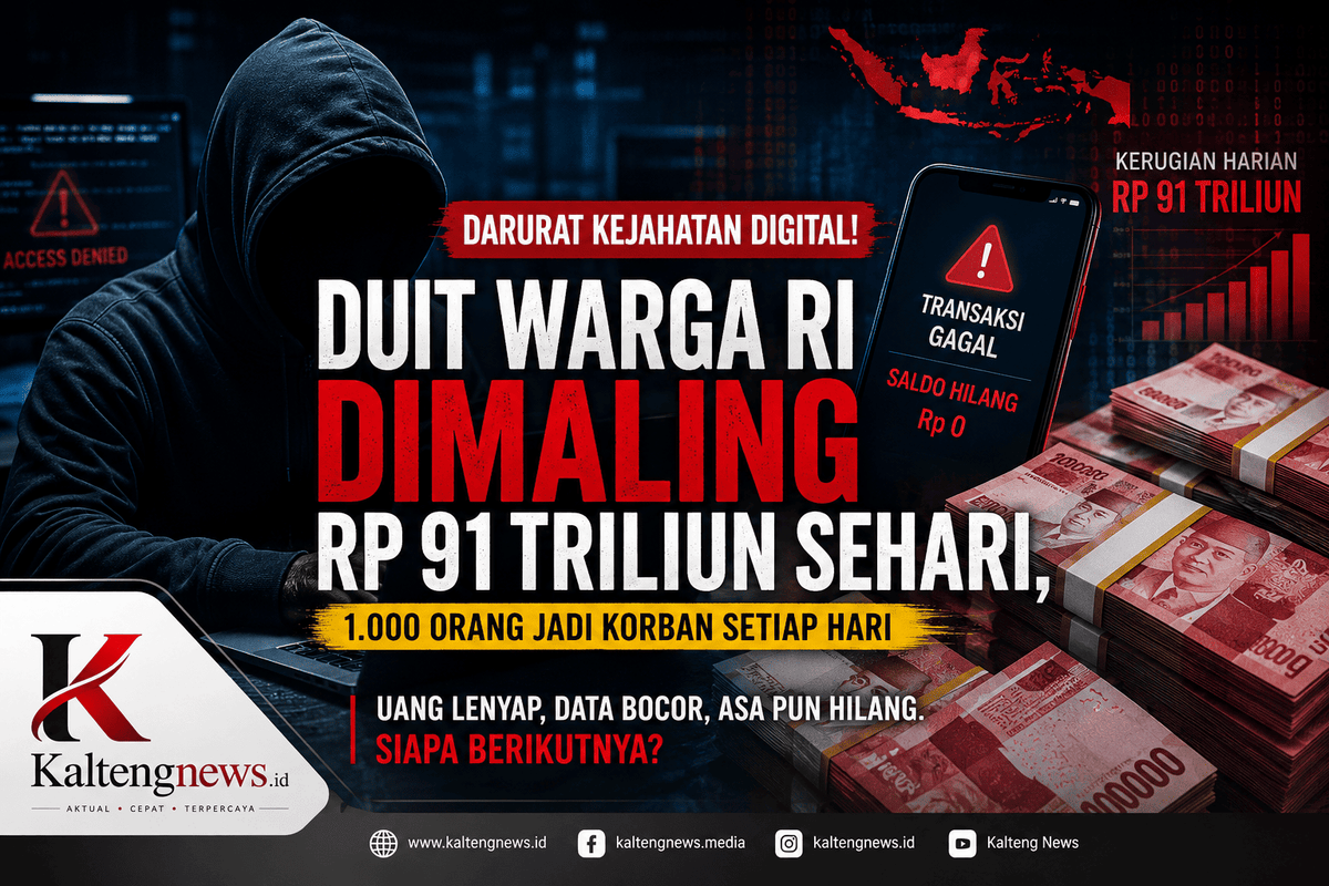 Rp 9,1 Triliun Raib, Indonesia Darurat Scam