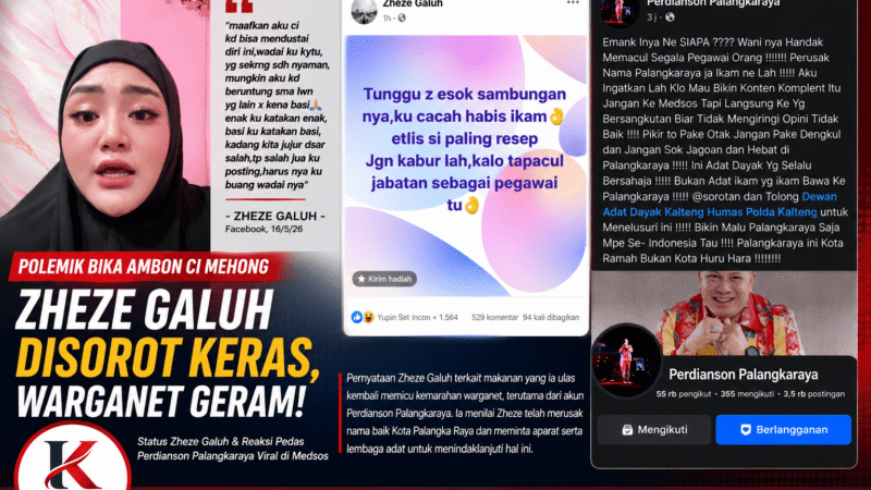 Zheze Galuh Disorot, Status Facebook Picu Polemik Baru