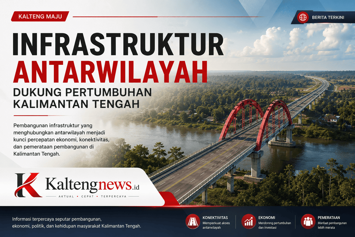 Infrastruktur Antarwilayah Jadi Kunci Pertumbuhan Ekonomi Kalimantan Tengah