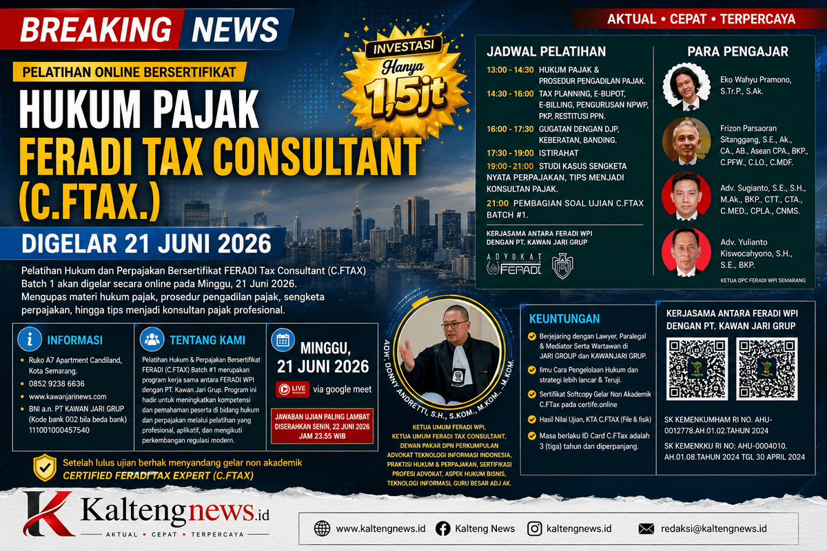 FERADI WPI Hadirkan Pelatihan Pajak Nasional
