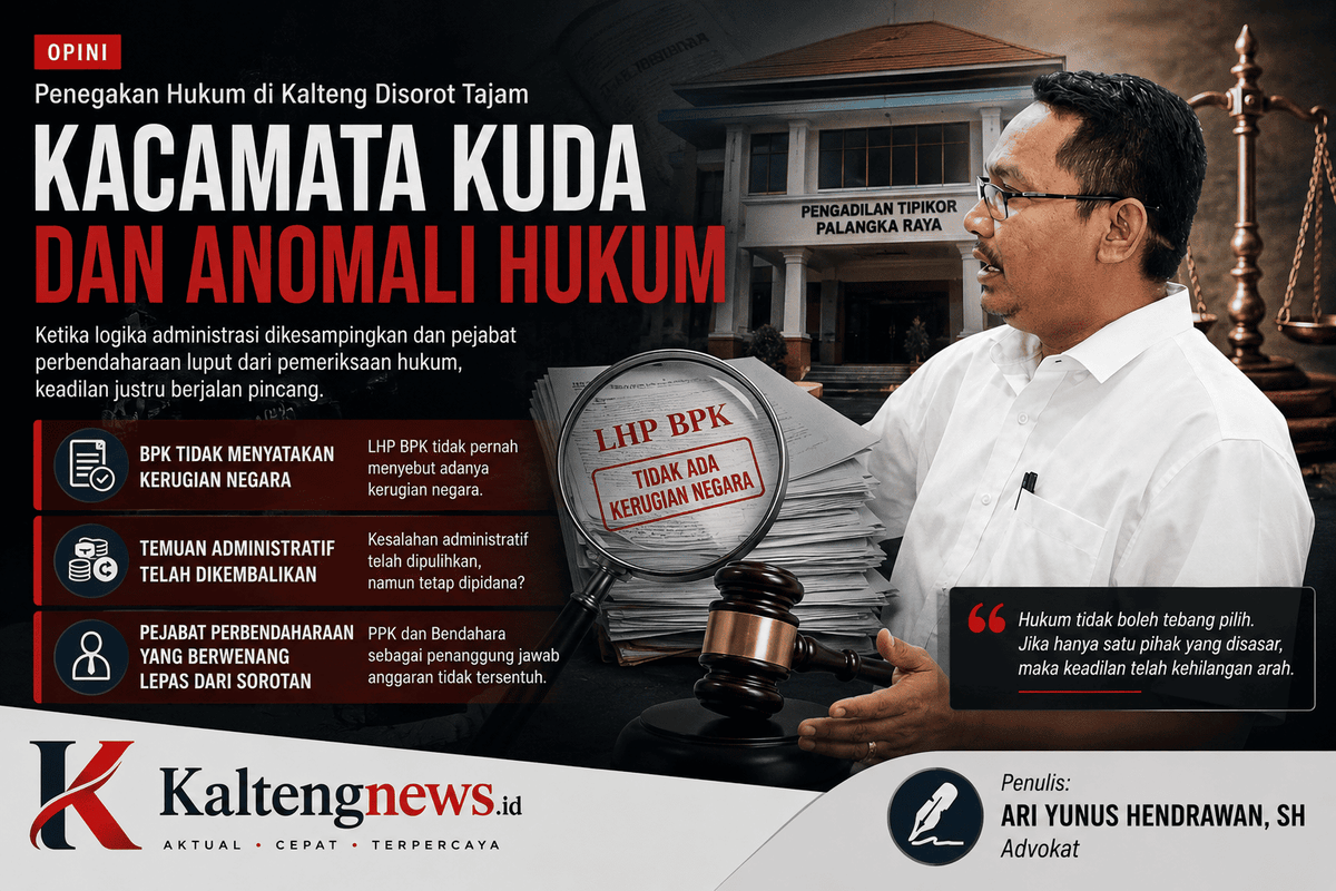 KACAMATA KUDA DALAM PENEGAKAN HUKUM?