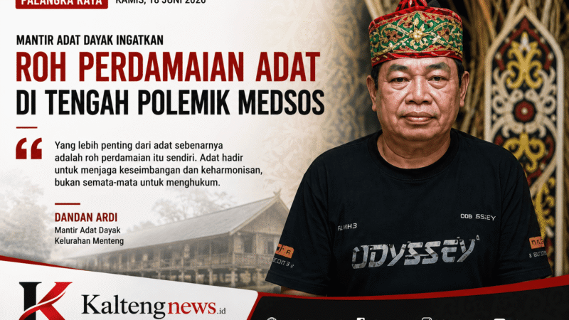 Mantir Dayak: Bijak Bermedsos, Jaga Perdamaian
