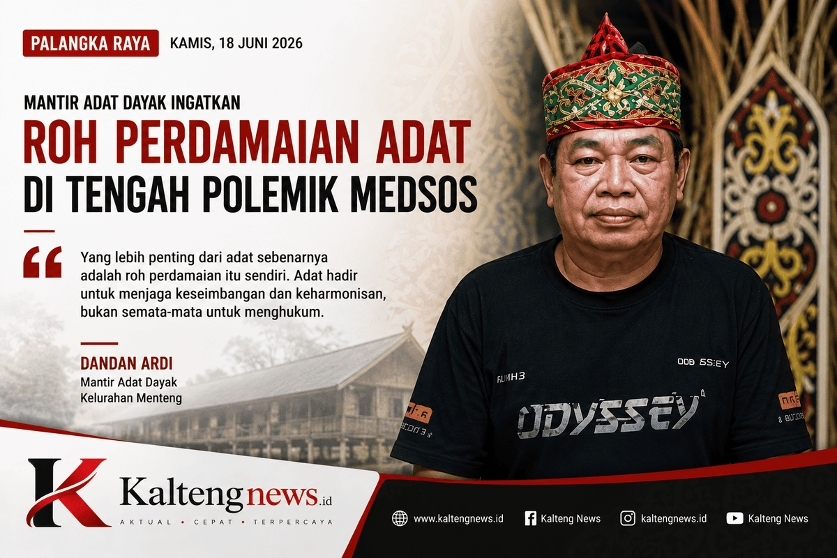 Mantir Dayak: Bijak Bermedsos, Jaga Perdamaian