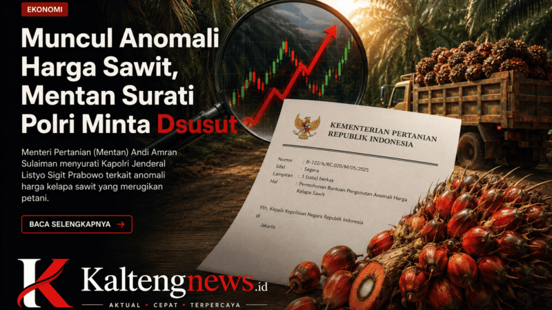 Mentan Minta Polri Usut Anomali Harga Sawit