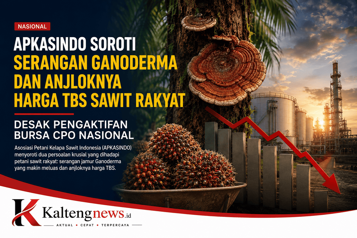 APKASINDO Soroti Ganoderma dan Harga TBS, Desak Bursa CPO Nasional Diaktifkan