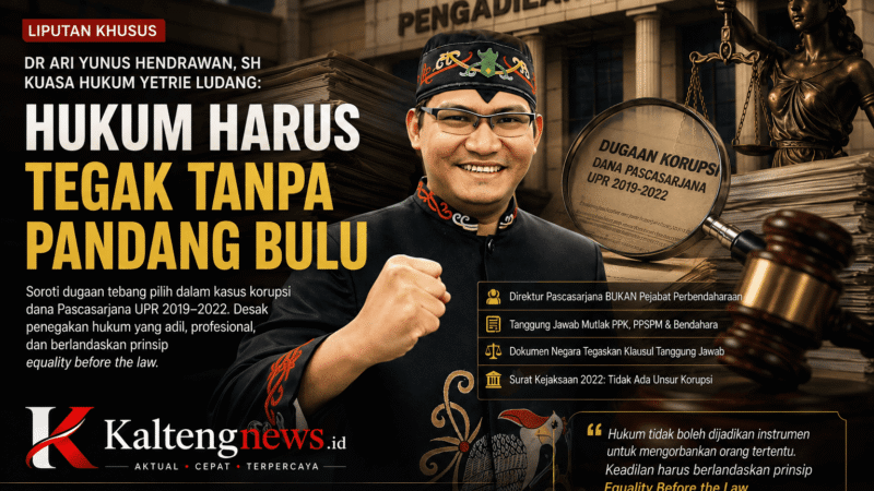 Kuasa Hukum Yetrie Ludang Soroti Dugaan Tebang Pilih dalam Kasus Tipikor Pascasarjana UPR