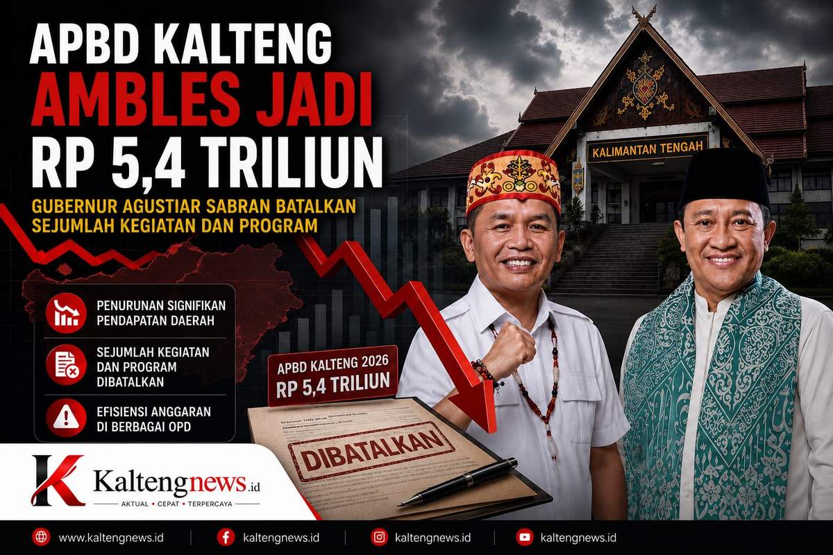 APBD Rp5,4 Triliun, Pemprov Kalteng Fokus Efisiensi dan Pelayanan Publik